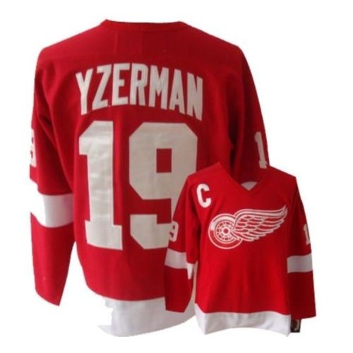 red wings throwback jersey