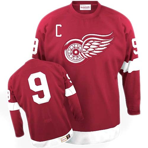 Gordie Howe Red Authentic Throwback 