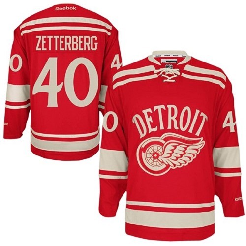 Henrik Zetterberg Red Authentic 2014 Winter Classic Jersey Red Wings Shop