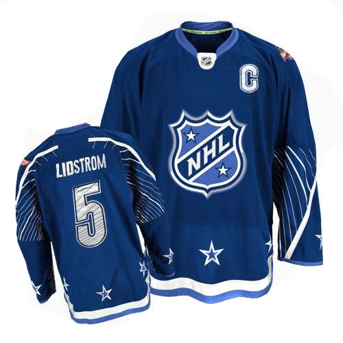 Reebok Detroit Red Wings 5 Men's Nicklas Lidstrom Navy Blue Premier 2011 All Star NHL Jersey Reebok Detroit Red Wings 5 Men's Nicklas Lidstrom Navy Blue Premier 2011 All Star NHL Jersey