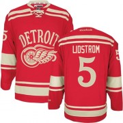 Reebok Detroit Red Wings 5 Men's Nicklas Lidstrom Red Premier 2014 Winter Classic NHL Jersey
