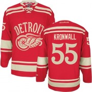 Reebok Detroit Red Wings 55 Men's Niklas Kronwall Red Authentic 2014 Winter Classic NHL Jersey