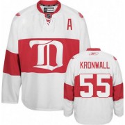 Reebok Detroit Red Wings 55 Men's Niklas Kronwall White Authentic Third NHL Jersey