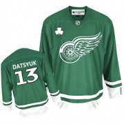 Reebok Detroit Red Wings 13 Youth Pavel Datsyuk Green Premier St Patty's Day NHL Jersey Reebok Detroit Red Wings 13 Youth Pavel Datsyuk Green Premier St Patty's Day NHL Jersey
