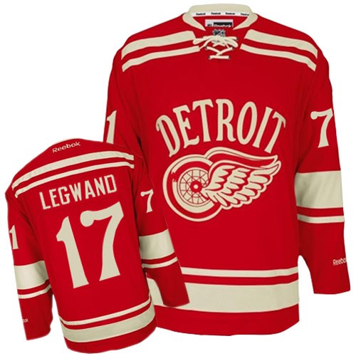 Reebok Detroit Red Wings 65 Men's Danny DeKeyser Red Authentic 2014 Winter Classic NHL Jersey