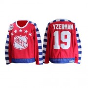 CCM Detroit Red Wings 19 Men's Steve Yzerman Red Authentic 75TH All Star Throwback NHL Jersey