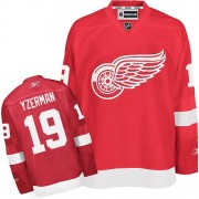 Reebok Detroit Red Wings 19 Youth Steve Yzerman Red Authentic Home NHL Jersey