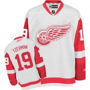 Reebok Detroit Red Wings 19 Youth Steve Yzerman White Authentic Away NHL Jersey