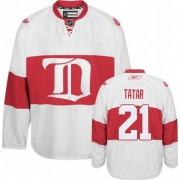 Reebok Detroit Red Wings 21 Men's Tomas Tatar White Authentic Third NHL Jersey