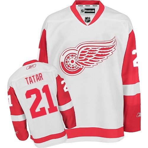 Reebok Detroit Red Wings 21 Men's Tomas Tatar White Premier Away NHL Jersey Reebok Detroit Red Wings 21 Men's Tomas Tatar White Premier Away NHL Jersey