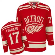Reebok Detroit Red Wings 17 Men's David Legwand Red Authentic 2014 Winter Classic NHL Jersey