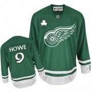 Reebok Detroit Red Wings 9 Men's Gordie Howe Green Authentic St Patty's Day NHL Jersey Reebok Detroit Red Wings 9 Men's Gordie Howe Green Authentic St Patty's Day NHL Jersey