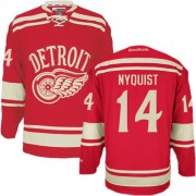 Reebok Detroit Red Wings 14 Men's Gustav Nyquist Red Authentic 2014 Winter Classic NHL Jersey Reebok Detroit Red Wings 14 Men's Gustav Nyquist Red Authentic 2014 Winter Classic NHL Jersey