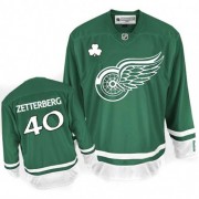 Reebok Detroit Red Wings 40 Men's Henrik Zetterberg Green Authentic St Patty's Day NHL Jersey Reebok Detroit Red Wings 40 Men's Henrik Zetterberg Green Authentic St Patty's Day NHL Jersey
