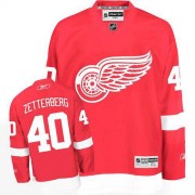 Reebok Detroit Red Wings 40 Men's Henrik Zetterberg Red Premier Home NHL Jersey
