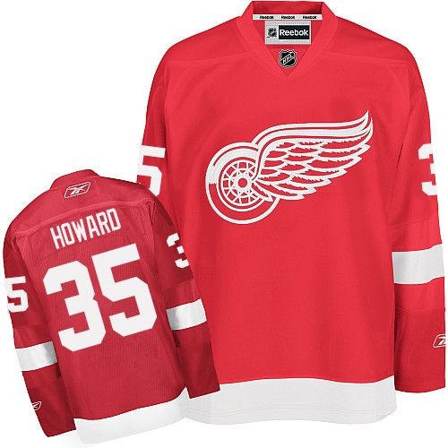Reebok Detroit Red Wings 35 Men's Jimmy Howard Red Premier Home NHL Jersey Reebok Detroit Red Wings 35 Men's Jimmy Howard Red Premier Home NHL Jersey
